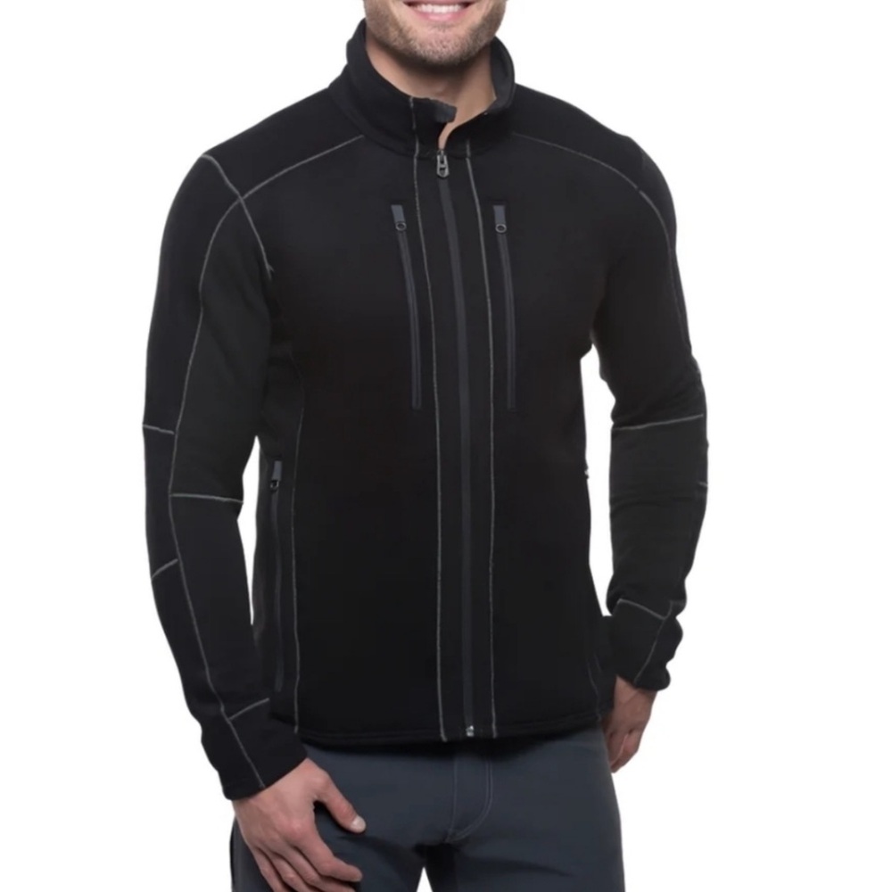 Kuhl mens Interceptr full zip fleece jacket Sz S temperature regulating